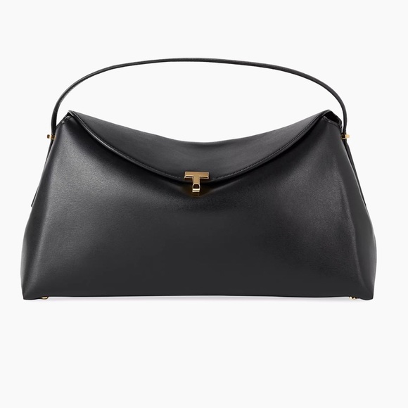 Toteme Handbags - TOTÊME
T-Lock leather top handle bag
Colour: BLACK